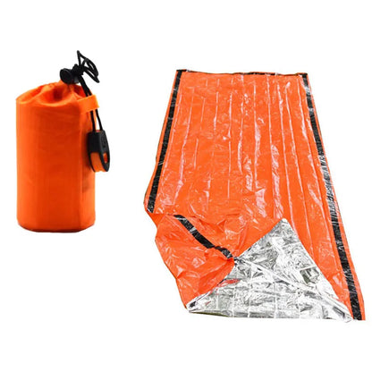 Emergency Survival Sleeping Bag | Waterproof Thermal Mylar Blanket | Outdoor Camping & Rescue Gear