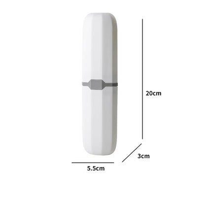 Portable Travel Toothbrush & Toothpaste Case | Hygienic Storage Box for Camping and Daily Use