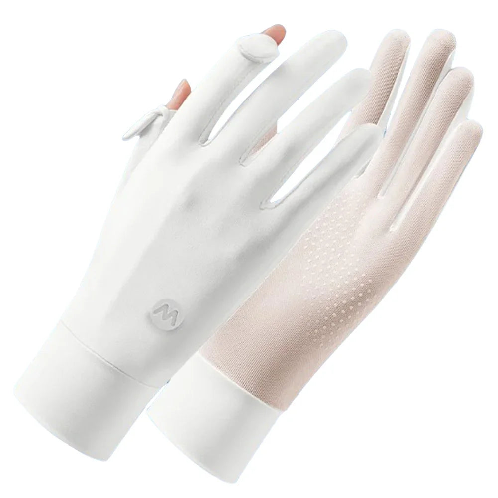 SunShield™ Women’s UV Protection Gloves – Cooling Outdoor Collection