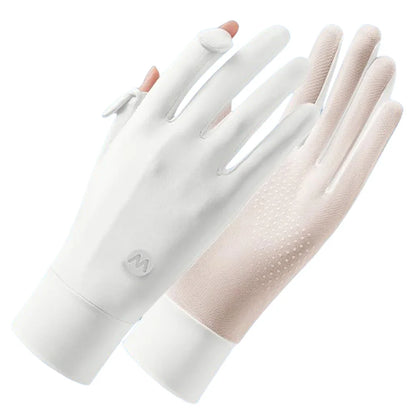 SunShield™ Women’s UV Protection Gloves – Cooling Outdoor Collection