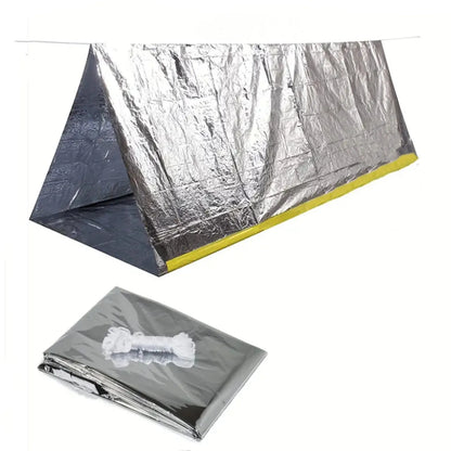 Emergency Tent, Waterproof 2 Person Emergency Tube Tent for Camping and Outdoor Activities