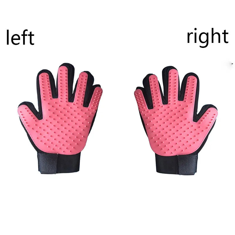 Pet Hair Removal Grooming Glove for Dogs and Cats, Deshedding Comb, Massage Brush, and Shedding Control Tool