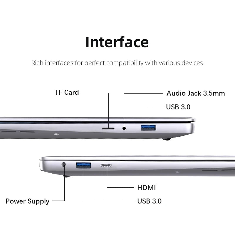 UltraBook Pro™ 14.1” Windows 11 Laptop – Performance Edition
