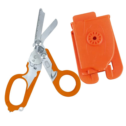 Tactical Medical Scissor Emergency Rescue Shear First Aid Kit Raptor Scissors Foldable Plier Outdoor Survival EDC Tool Gear