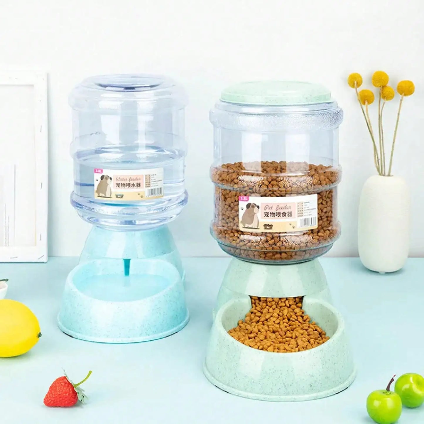 PawServe™ Automatic Pet Feeding Station – Food & Water Bowl Set