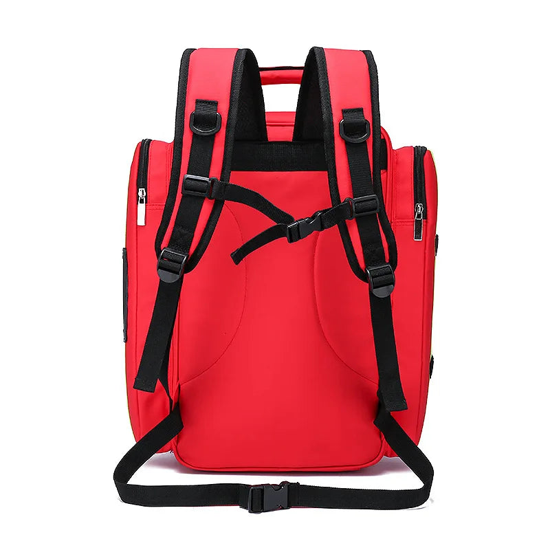 Disaster Relief Backpack Emergency First Aid Kit Bag, Large Capacity Survival Backpack with Classified Storage Organizer for Medical Supplies, Outdoor Rescue, Travel and Emergency Preparedness