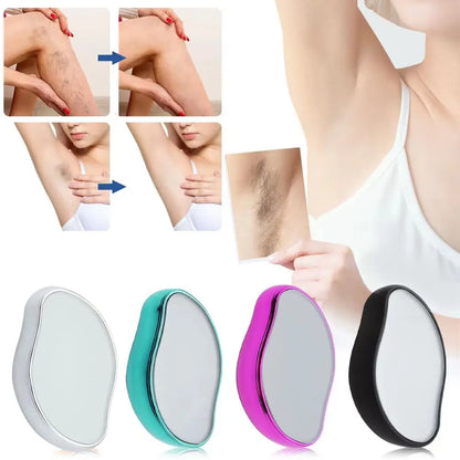 SilkGlow™ Crystal Hair Eraser – Reusable Body Care Tool