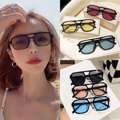 VisionEdge™ Oversized Square Sunglasses – Modern Unisex Eyewear