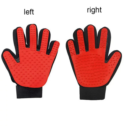 Pet Hair Removal Grooming Glove for Dogs and Cats, Deshedding Comb, Massage Brush, and Shedding Control Tool