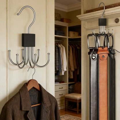 ClosetMaster™ 360° Rotating Belt & Accessory Organizer