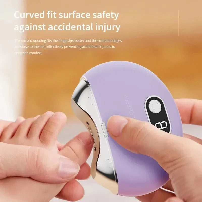 Rechargeable Electric Nail Trimmer | Mini Automatic Nail Clipper | Portable Nail Care Device for Home Use