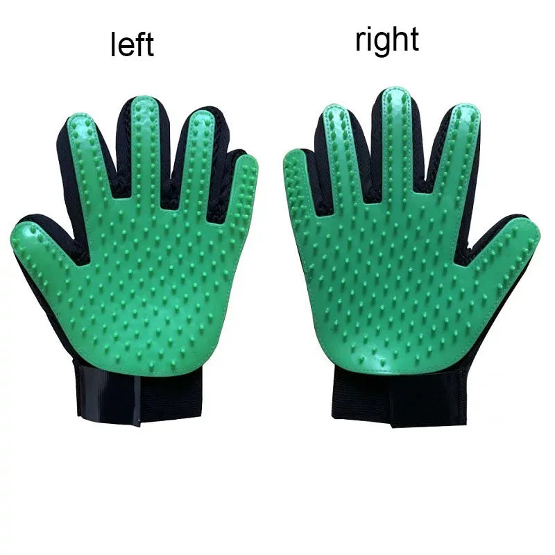 Pet Hair Removal Grooming Glove for Dogs and Cats, Deshedding Comb, Massage Brush, and Shedding Control Tool