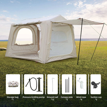 Inflatable Camping & SUV Tent – Waterproof Easy-Setup Air Tent for 4–8 People