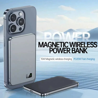 Lenovo MagCharge™ Magnetic Power Bank – Fast Wireless Charging on the Go