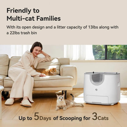 Furoomate™ Smart Self-Cleaning Cat Litter Box | Hands-Free Odor Control