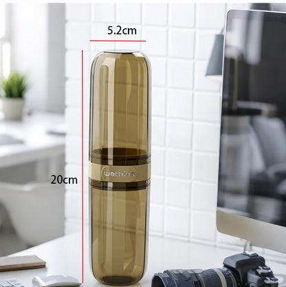 Portable Travel Toothbrush & Toothpaste Case | Hygienic Storage Box for Camping and Daily Use