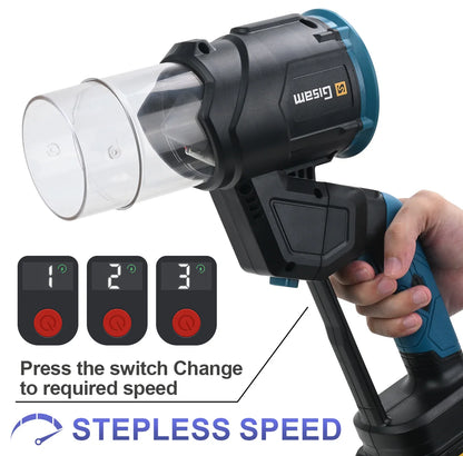 Gisam™ Brushless Turbo Air Blower – Professional Cordless Cleaning System