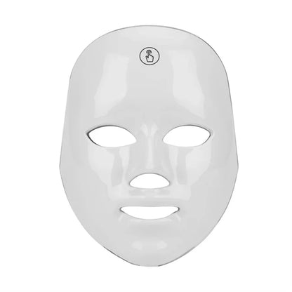 Rechargeable 7-Color LED Face Mask | Facial Light Therapy Device | Home Skin Care Tool