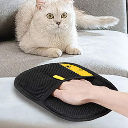 Pet Grooming Glove | Hair Remover & Deshedding Brush | For Dogs, Cats & Rabbits

Concise Product Title