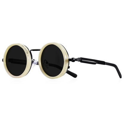 CRIXALIS™ Retro Polarized Round Sunglasses – Adjustable Tint Collection
