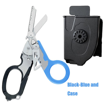 Tactical Medical Scissor Emergency Rescue Shear First Aid Kit Raptor Scissors Foldable Plier Outdoor Survival EDC Tool Gear