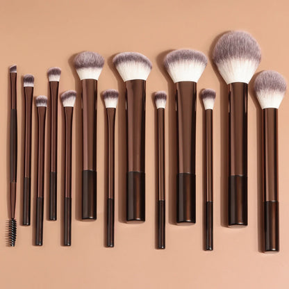 LuxeBlend™ 13-Piece Professional Makeup Brush Collection