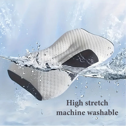 Ergonomic Contour Design • Adjustable Height • Premium Pillow Core • All-Season Comfort