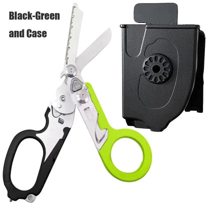 Tactical Medical Scissor Emergency Rescue Shear First Aid Kit Raptor Scissors Foldable Plier Outdoor Survival EDC Tool Gear