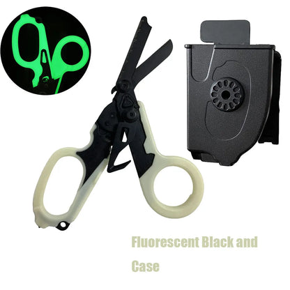 Tactical Medical Scissor Emergency Rescue Shear First Aid Kit Raptor Scissors Foldable Plier Outdoor Survival EDC Tool Gear