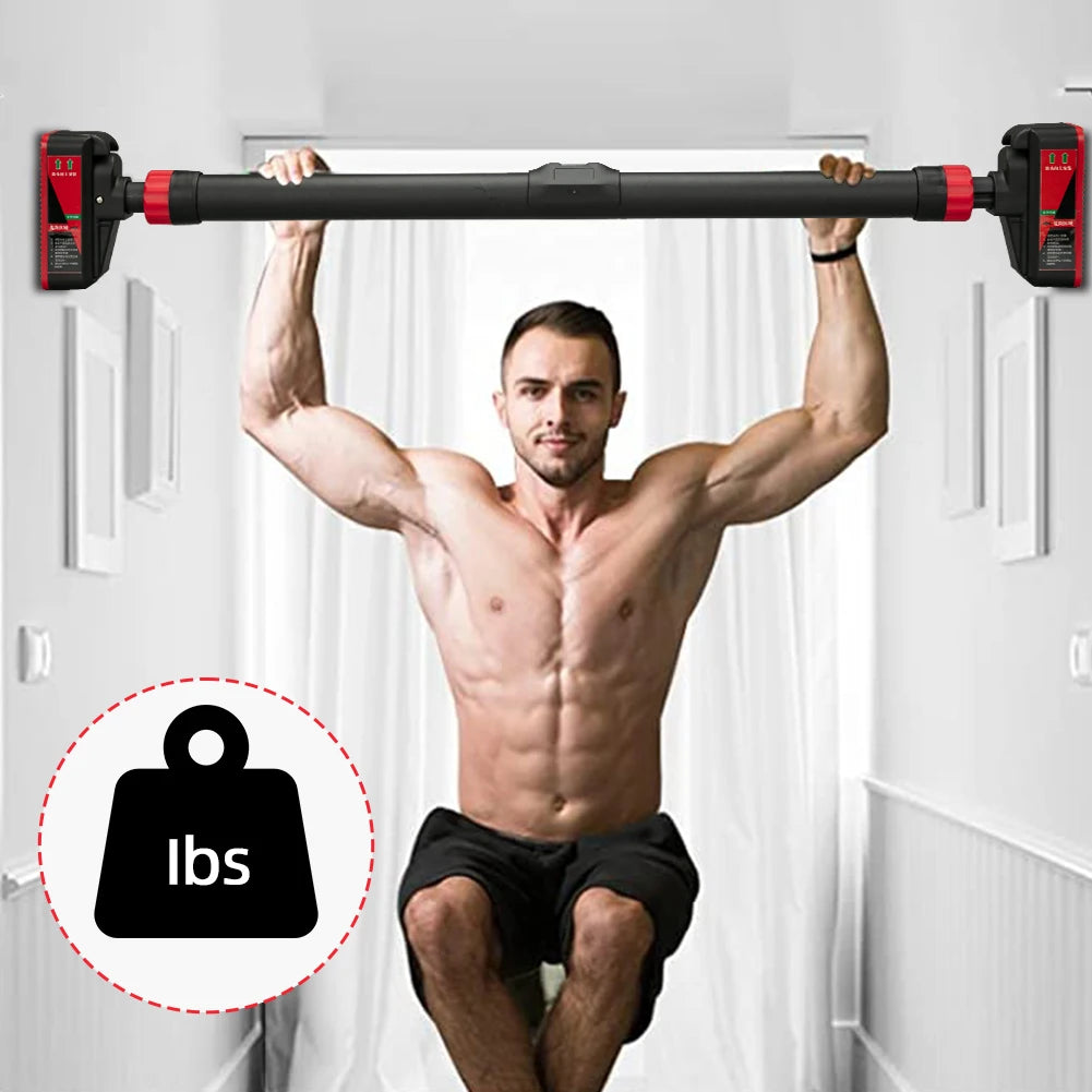 Adjustable Doorway Pull-Up Bar | 69–92 cm Fit Range | Built-In Level Gauge | 200 kg Capacity