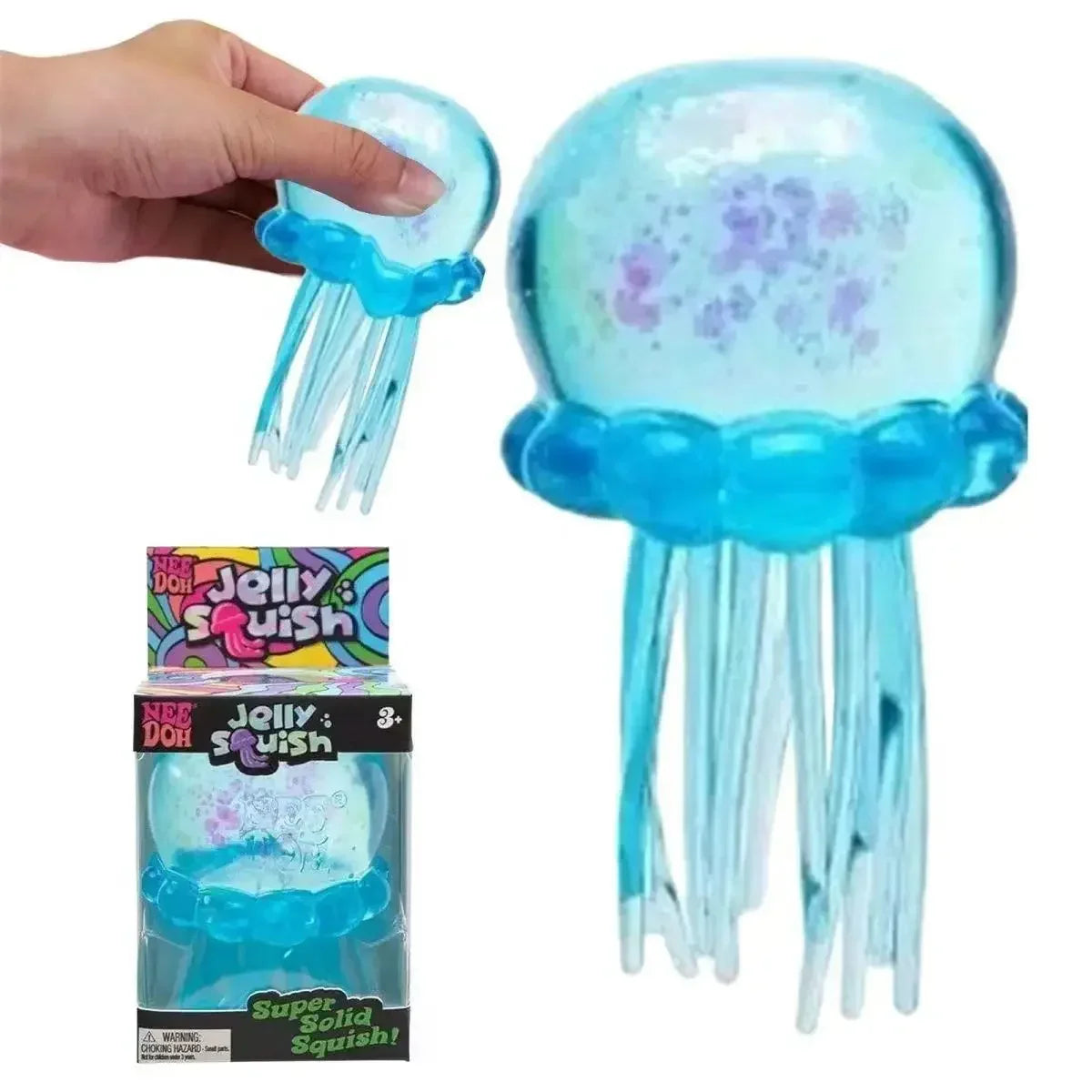 Luminous Octopus Jellyfish Toy | Wind-Up Clockwork Water Animal | Kids Beach & Outdoor Interactive Play