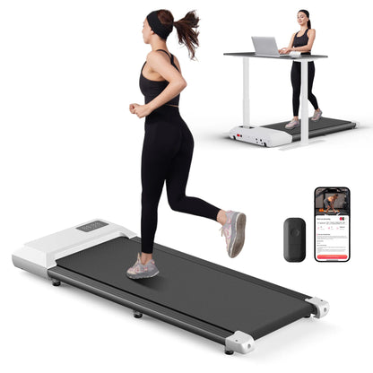 2-in-1 Folding Treadmill for Home Use, 2.5HP Walking and Running Machine with LCD Display, 300 lb Weight Capacity for Indoor Fitness and Exercise