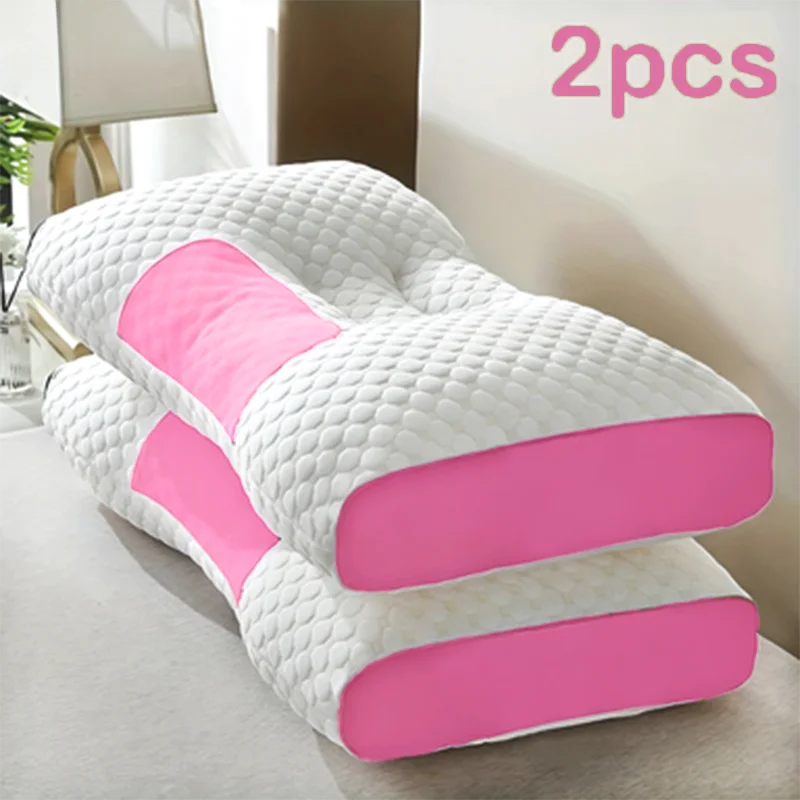 Ergonomic Contour Design • Adjustable Height • Premium Pillow Core • All-Season Comfort