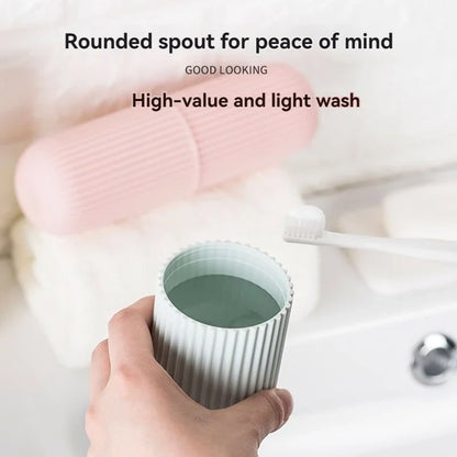 Portable Travel Toothbrush & Toothpaste Case | Hygienic Storage Box for Camping and Daily Use