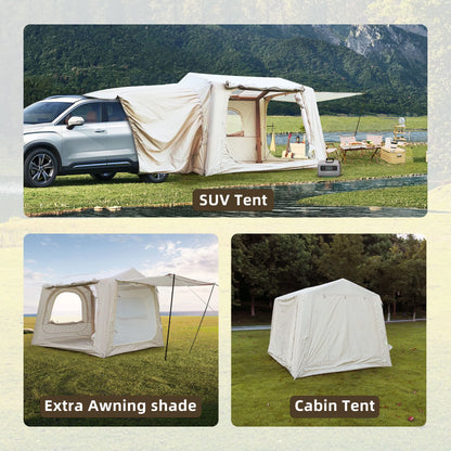 Inflatable Camping & SUV Tent – Waterproof Easy-Setup Air Tent for 4–8 People