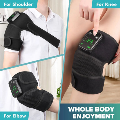 Electric Heated Massage Wrap | Warm Compress & Vibration | Knee, Shoulder & Neck Support