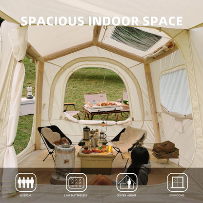 Inflatable Camping & SUV Tent – Waterproof Easy-Setup Air Tent for 4–8 People