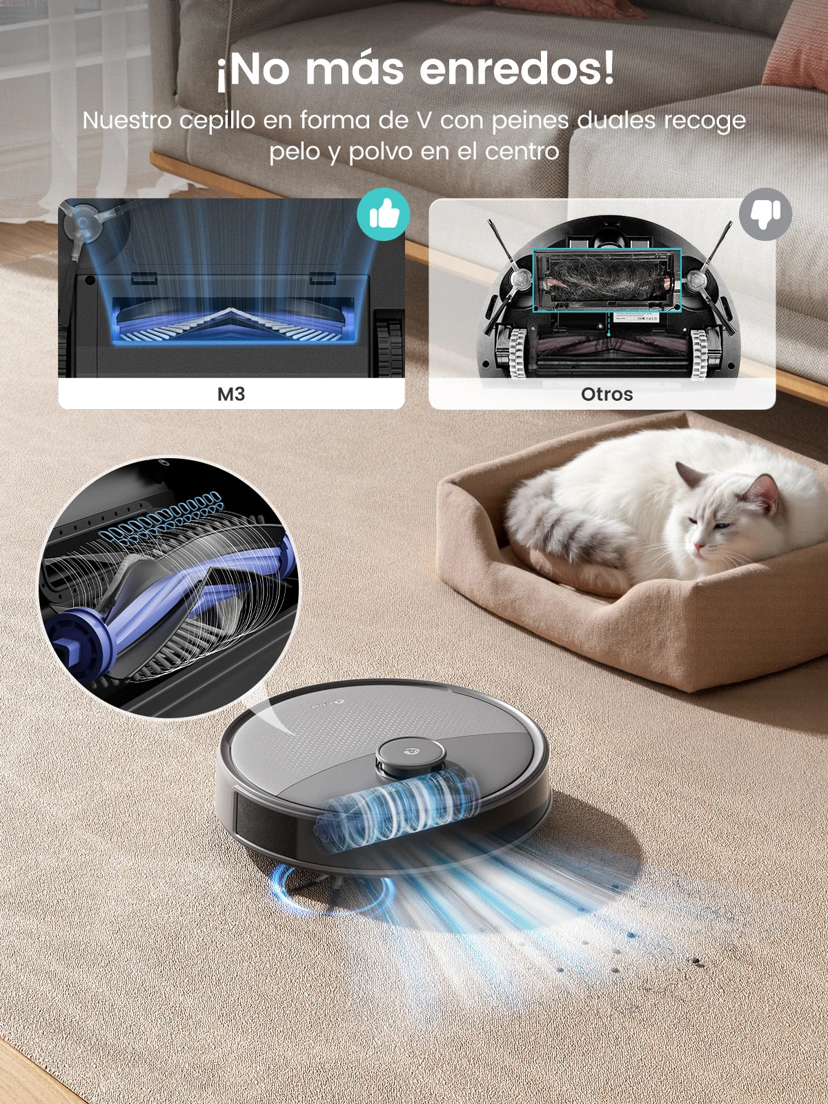 Lefant M3 Max Robot Vacuum & Mop | 20000Pa Suction | Dual Spinning Mop | Auto Mop Washing System