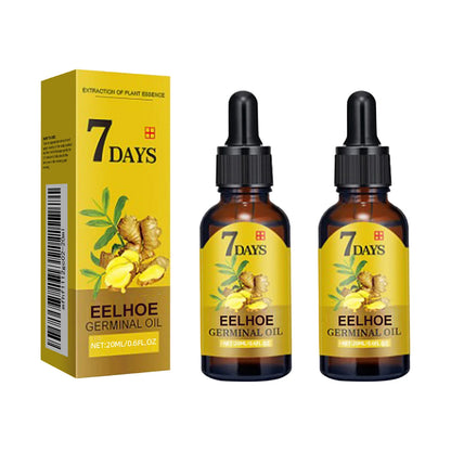 EELHOE Ginger Hair Oil | 20ml | Nourishing Scalp & Hair Care for Women and Men