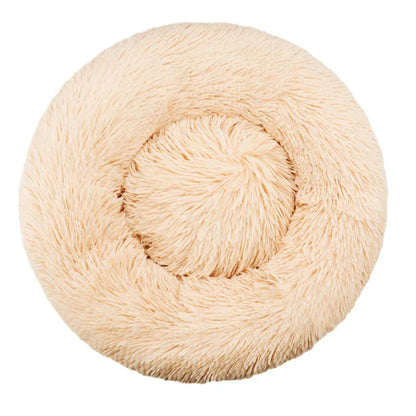 Round Plush Dog & Cat Bed – Washable Warm Pet Sofa for Small, Medium & Large Pets 🐾
