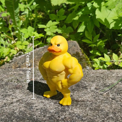 FlexDuck™ Decorative Muscle Duck Figurine – Fun & Unique Home Accent