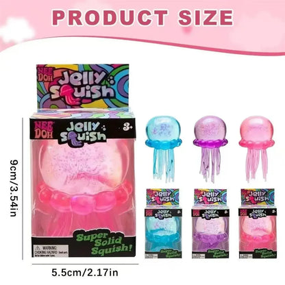 Luminous Octopus Jellyfish Toy | Wind-Up Clockwork Water Animal | Kids Beach & Outdoor Interactive Play