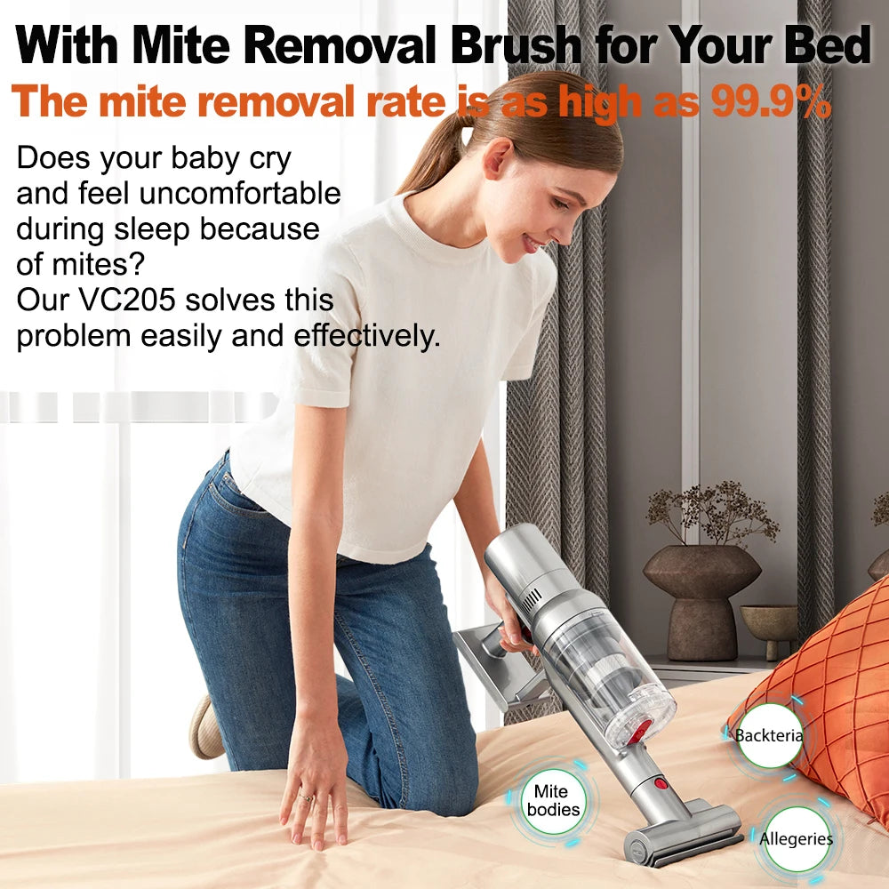 ABIR VC205 Smart Cordless Vacuum – Premium Home Cleaning Series
