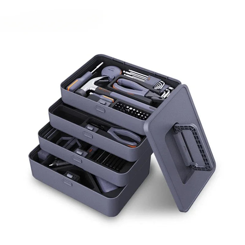 Portable Hand Tool Set | Multifunction Repair Kit | Durable Storage Case | Home & Professional Use
