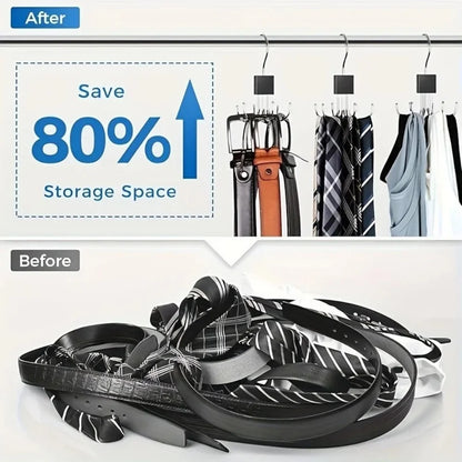 ClosetMaster™ 360° Rotating Belt & Accessory Organizer