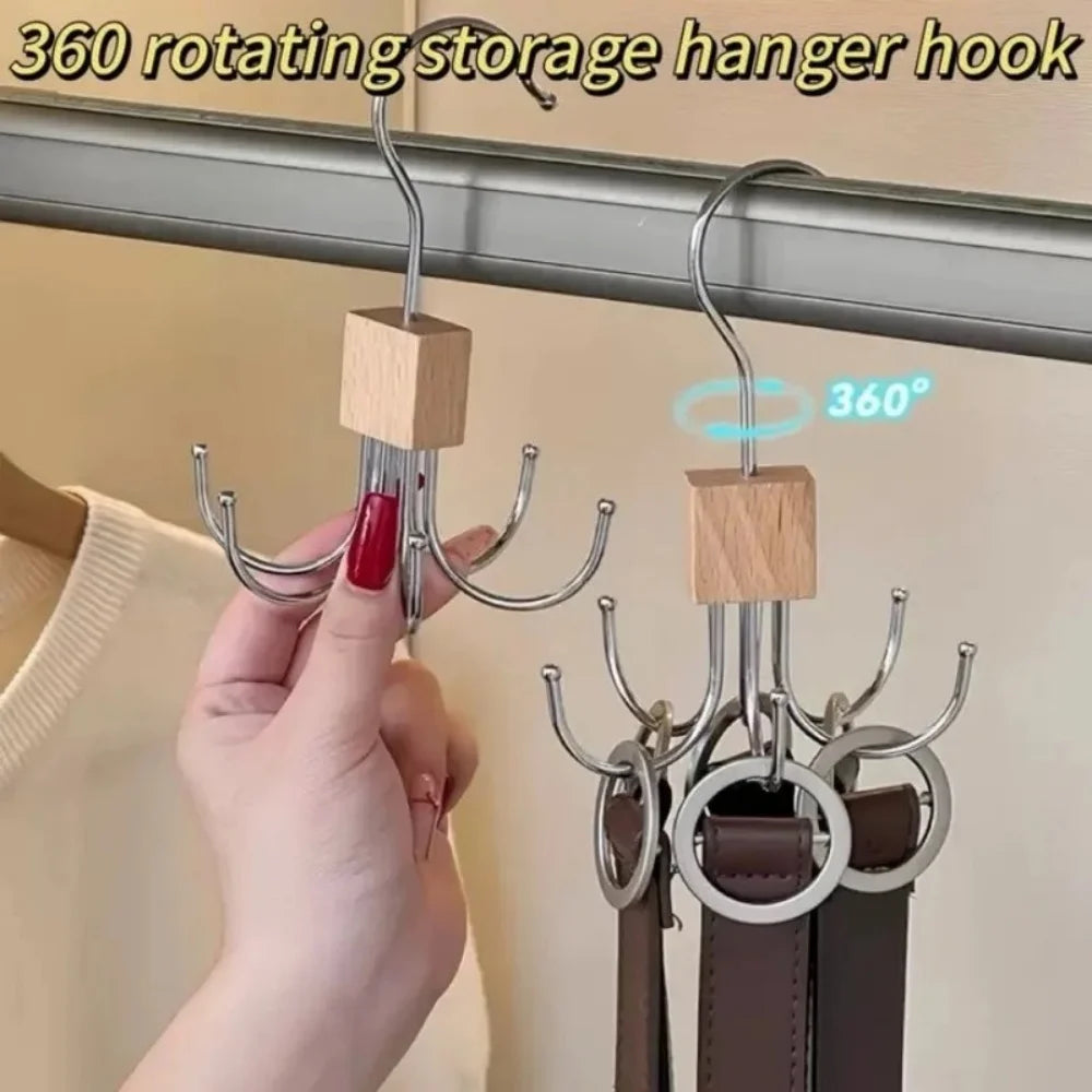 ClosetMaster™ 360° Rotating Belt & Accessory Organizer