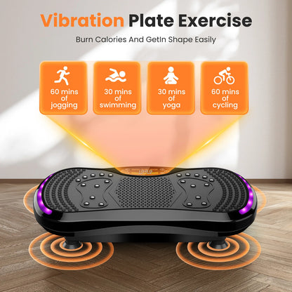 VibeFit™ Whole Body Vibration Platform – Smart Home Fitness System