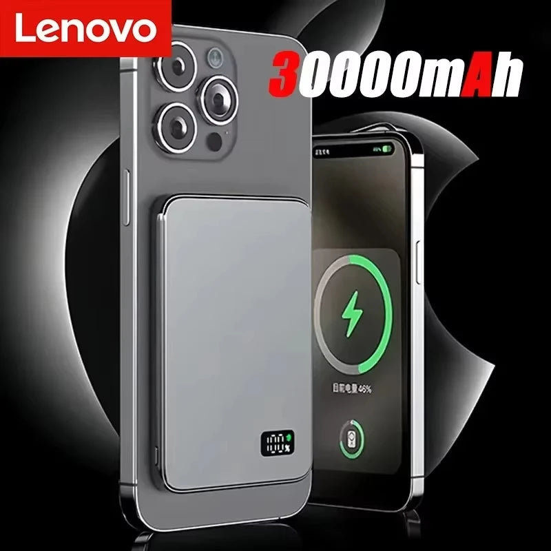 Lenovo MagCharge™ Magnetic Power Bank – Fast Wireless Charging on the Go