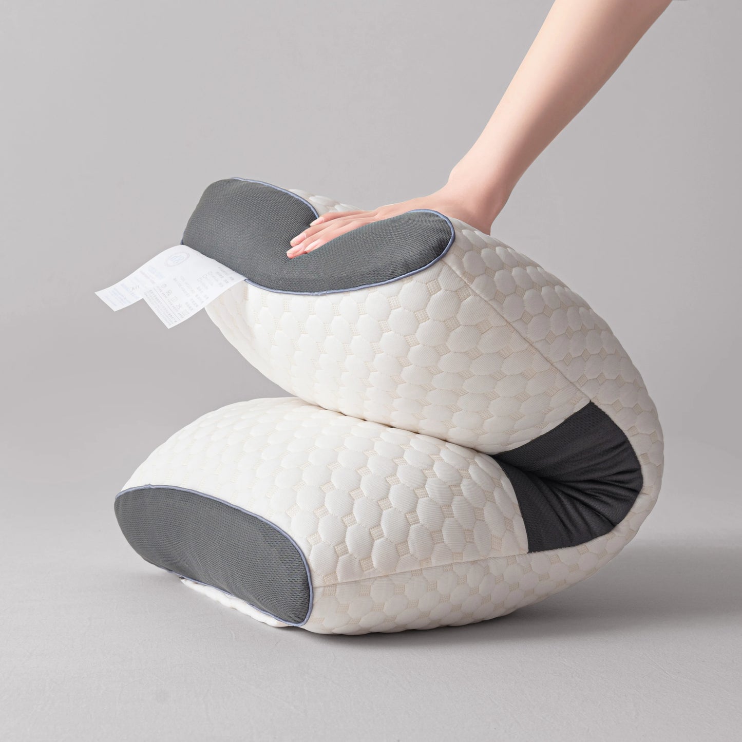 Ergonomic Contour Design • Adjustable Height • Premium Pillow Core • All-Season Comfort