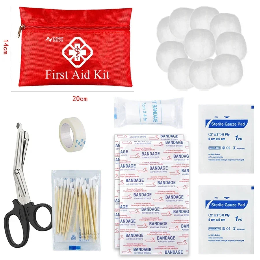 All-Purpose Emergency First Aid Kit | 26–330 Pieces | Tactical Medical Storage Bag